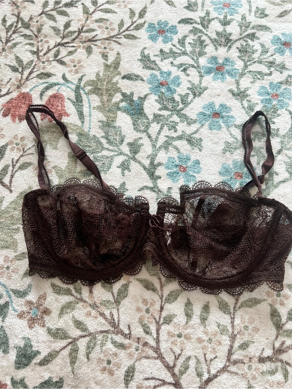 Chantelle Brown Lace Bra 36C